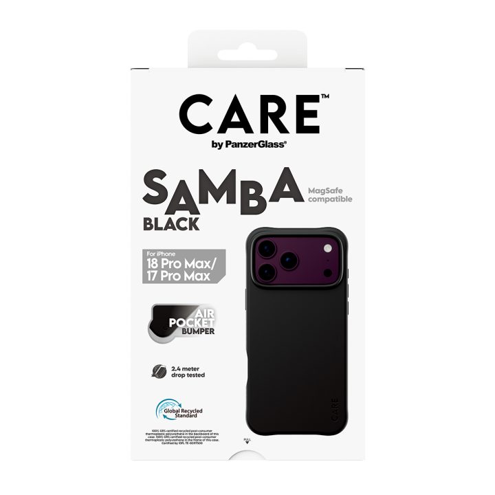 PanzerGlass CARE™ by ® Samba Case Black w. MagSafe iPhone 18 Pro Max…