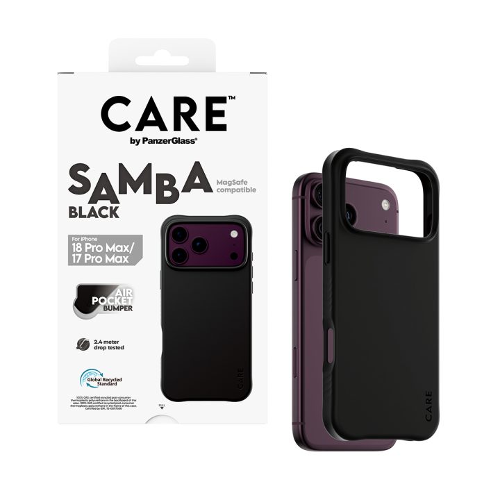PanzerGlass CARE™ by ® Samba Case Black w. MagSafe iPhone 18 Pro Max…