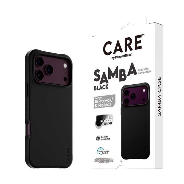 PanzerGlass CARE™ by ® Samba Case Black w. MagSafe iPhone 18 Pro Max…