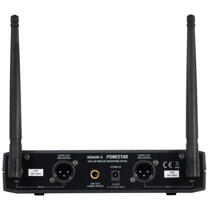 Fonestar System Wireless Microphone UHF Fonestar Sonair-2M