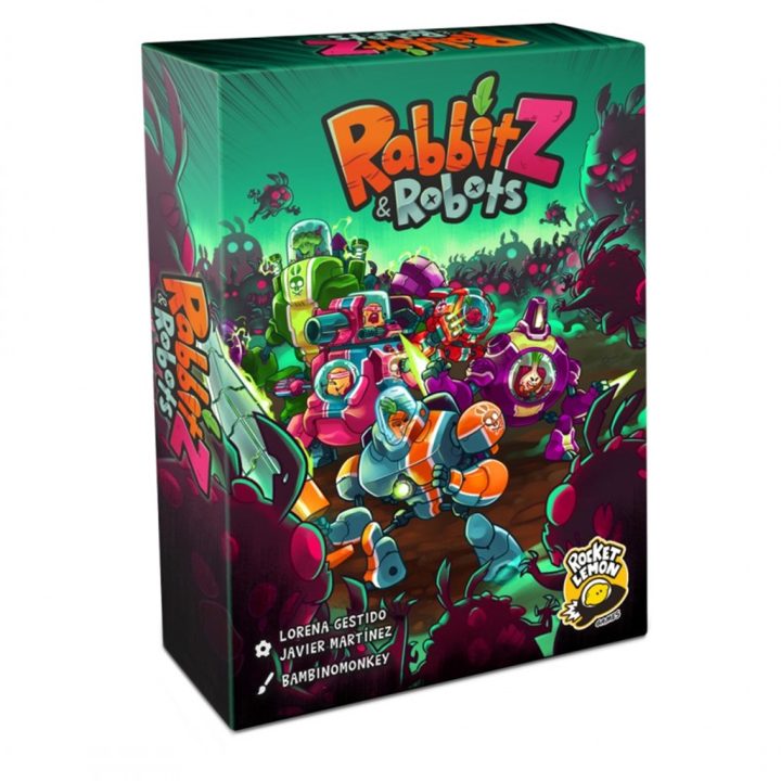 Rocket Lemon Games SL RabbitZ and Robots Board Game (RLG-004RAB)