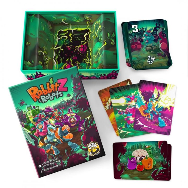 Rocket Lemon Games SL RabbitZ and Robots Board Game (RLG-004RAB)