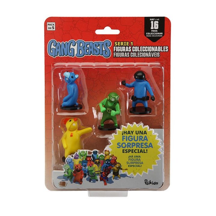Bizak Gang Beasts Figure Blister Pack 5 (64114020)