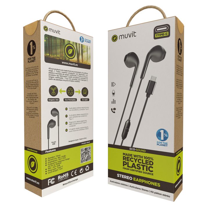 Muvit E58 wired headphones (MCHPH0008)