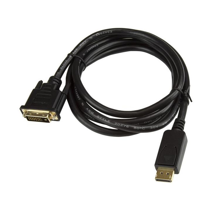 StarTech.com 1.8m DisplayPort to DVI Cable - 1080p Video -…