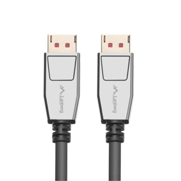 Cabo DisplayPort 8K Lanberg 1.8m-macho-macho (CA-DPDP-20CU-0018-BK)