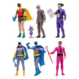 McFarlane Toys 6-Piece Assortment of McFarlane DC Retro Batman '66…