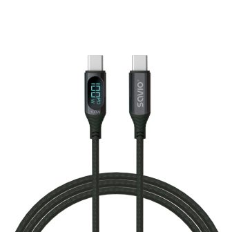 Cabo USB-C savio cl-174 preto 1 m