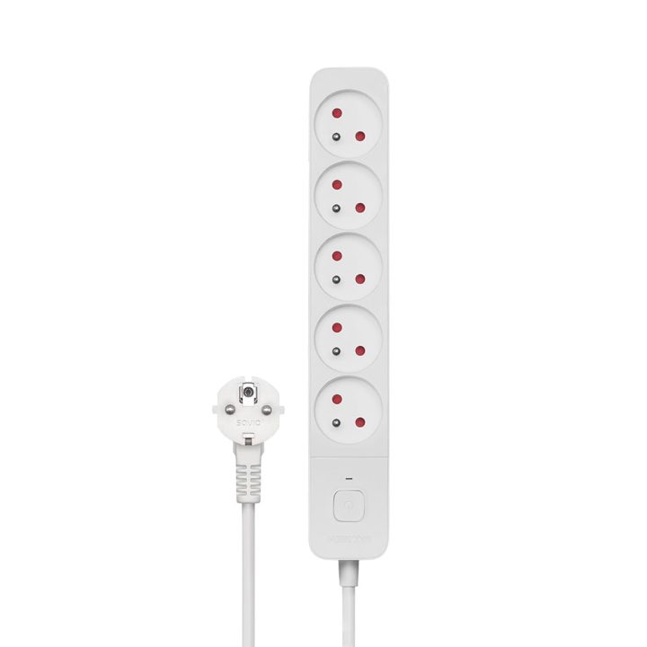 Regleta de 5 enchufes 3m blanco savio lz-09 (SAVLZ-09)