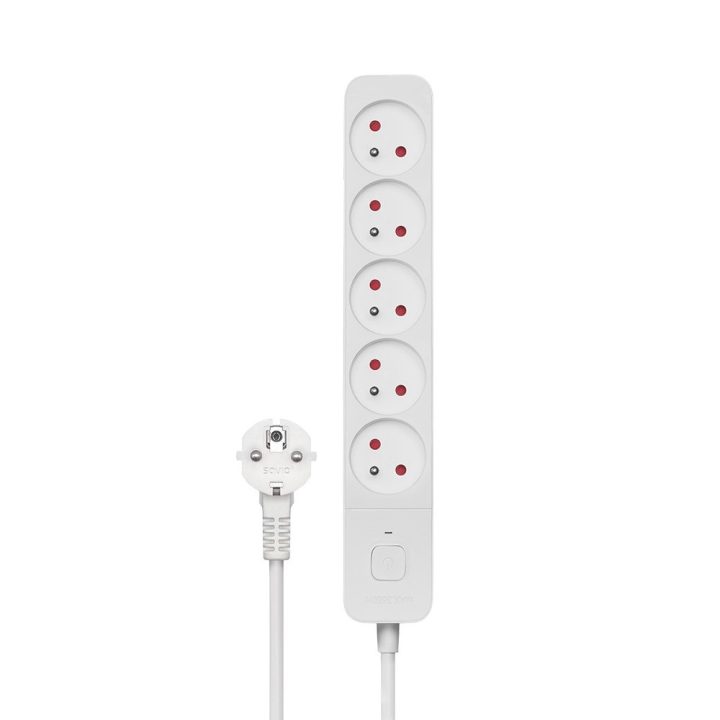 Regleta de 5 enchufes 3m blanco savio lz-09 (SAVLZ-09)