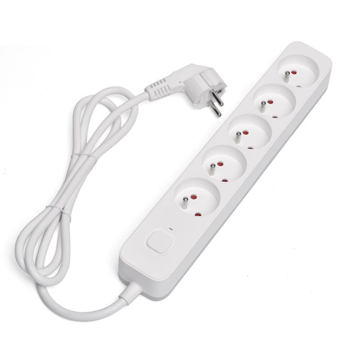 Regleta de 5 enchufes 3m blanco savio lz-09 (SAVLZ-09)