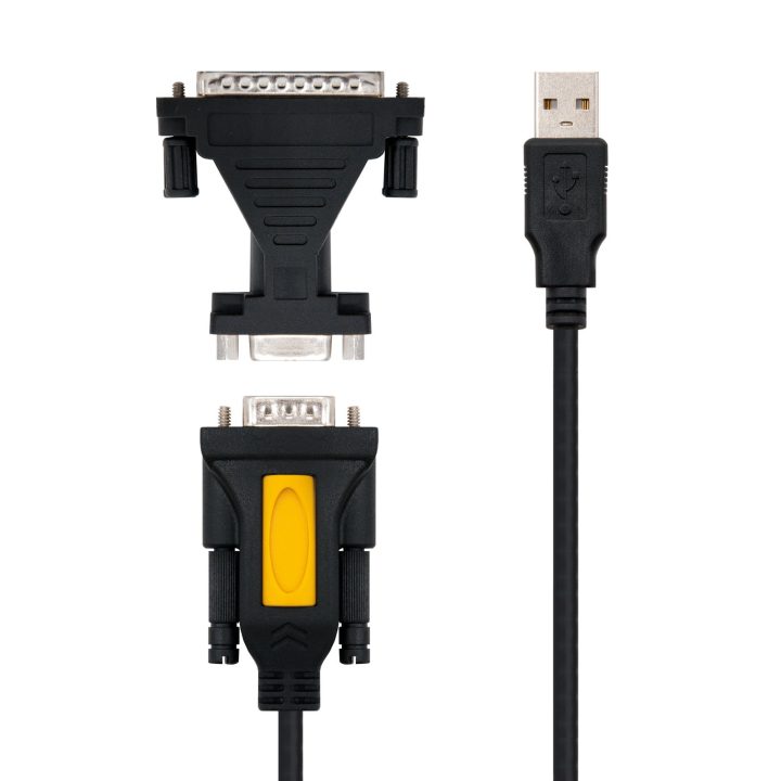 Nanocable USB to Serial Converter, Type A/M-RS232 DB9/M DB25/M, 1.8 m