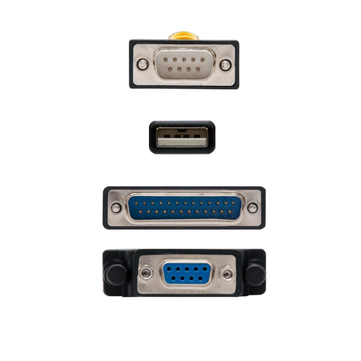 Nanocable USB to Serial Converter, Type A/M-RS232 DB9/M DB25/M, 1.8 m