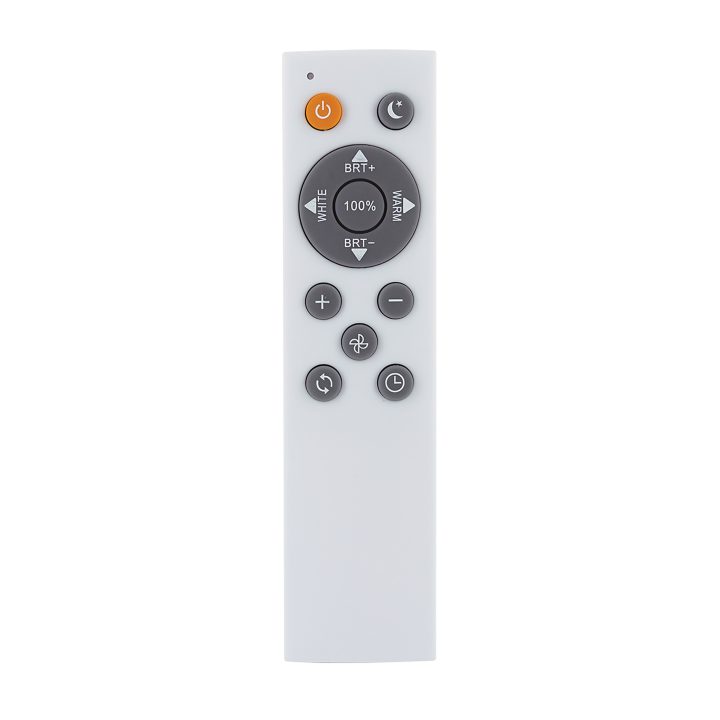 Lâmpada de teto Muvit io Wi-Fi 40W branca + ventilador 20W (323115-2)