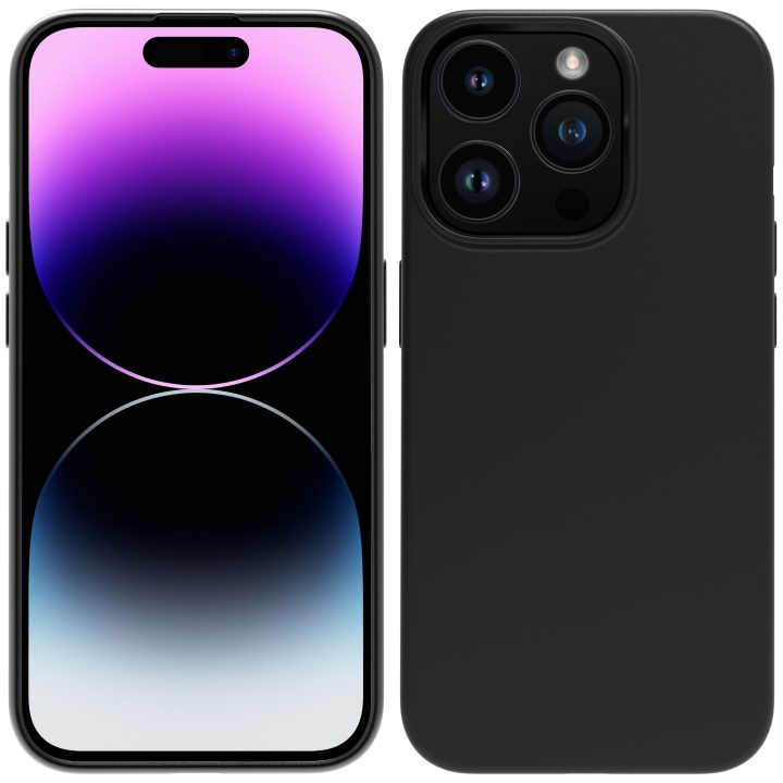 Muvit Recycletek Case for Apple iPhone 15 Pro Black (MCCRS0468)