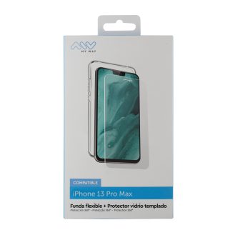 Capa Myway para Apple iPhone 13 Pro Max transparente + protetor de…