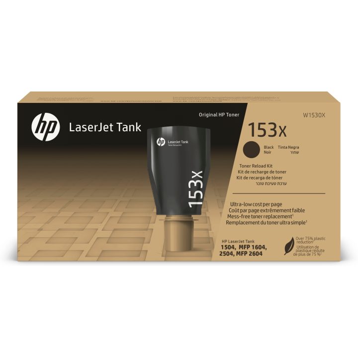 HP Kit de recarga de toner Original 153X LaserJet Tank preto