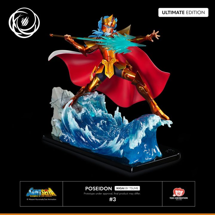 Figura tsume art saint seiya poseidon resina escala 1-6 ikigai…