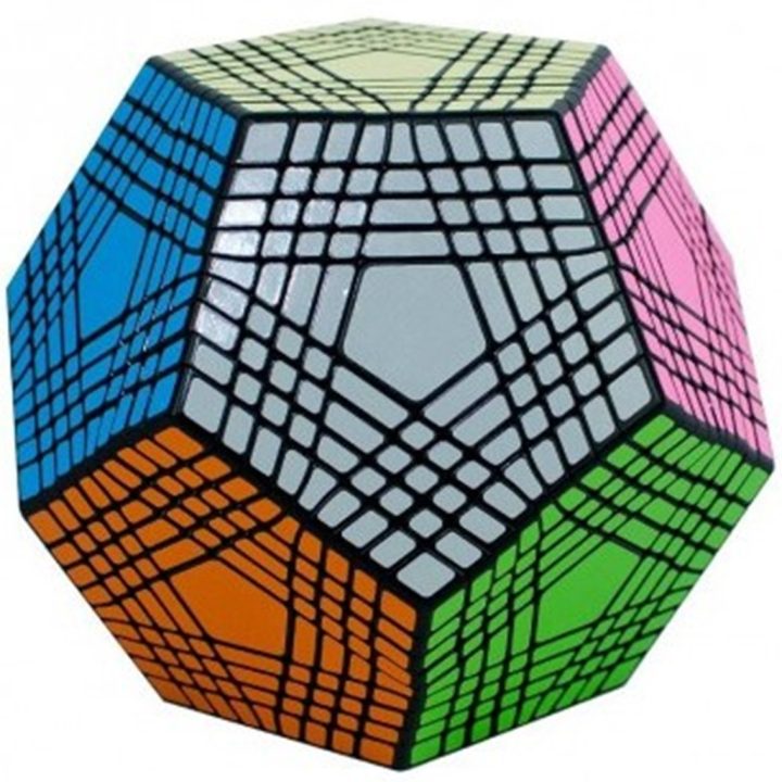 Shengshou Petaminx Dodecahedron 9x9 Black Rubik's Cube