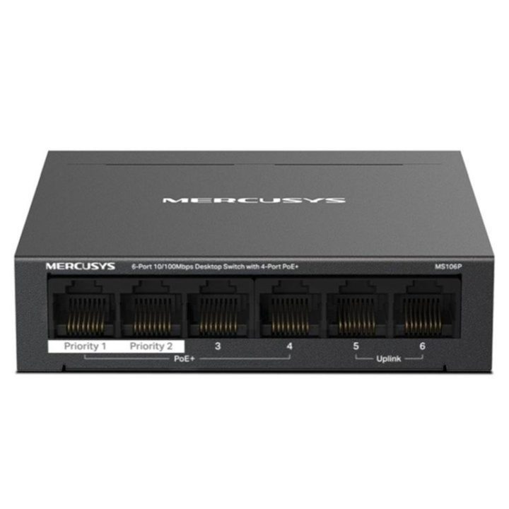 Switch Mercusys MS106P 6 portas