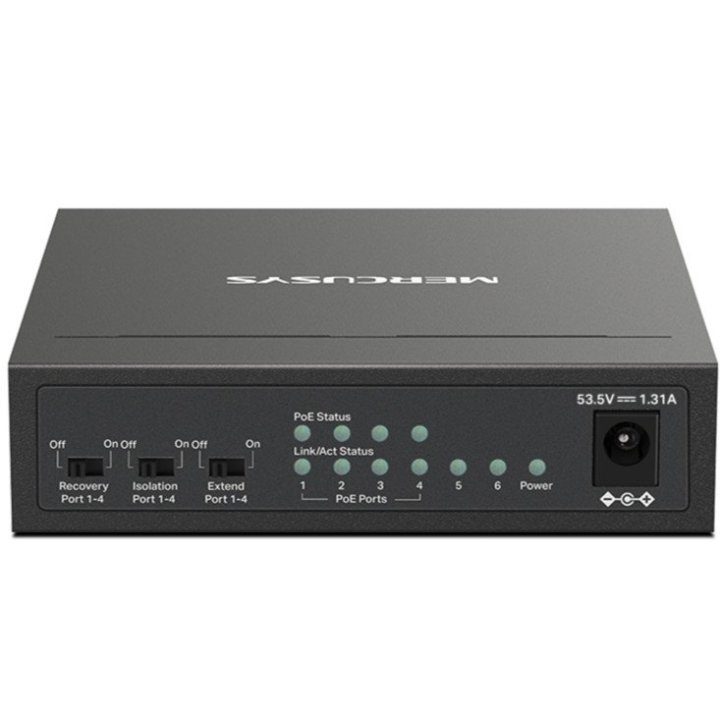 Switch Mercusys MS106P 6 portas