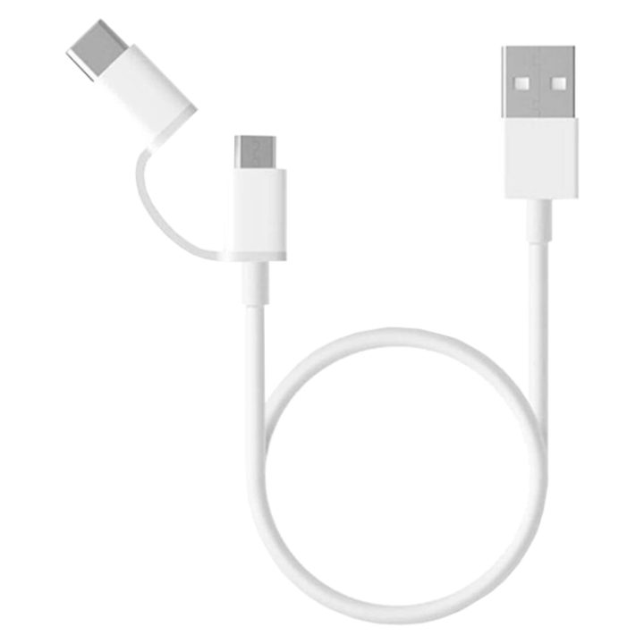 Cable micro USB-USB-C a USB tipo a Xiaomi 1m-macho-macho-blanco…