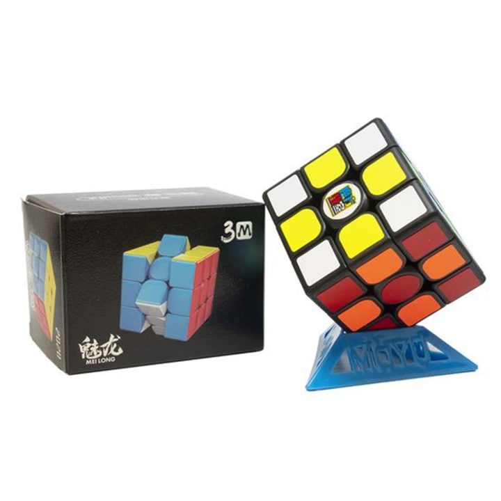 Cubo de Rubik Gan Moyu Meilong 3x3 magnético preto (3153)
