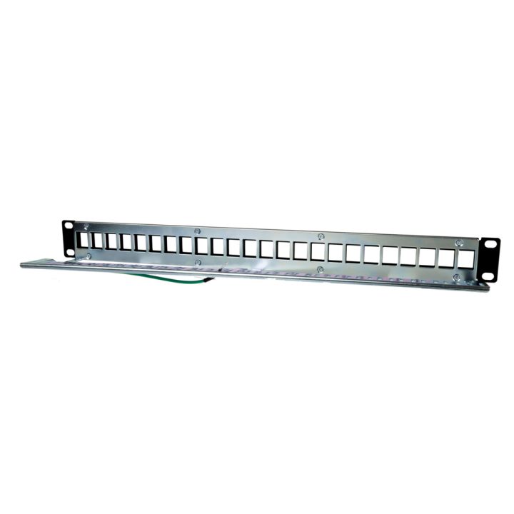 Painel frontal para armário rack 19 polegadas Phasak para 24…