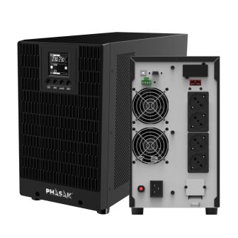 UPS Phasak 3000VA smart pro online ph 9230 4xschuko 3KVA