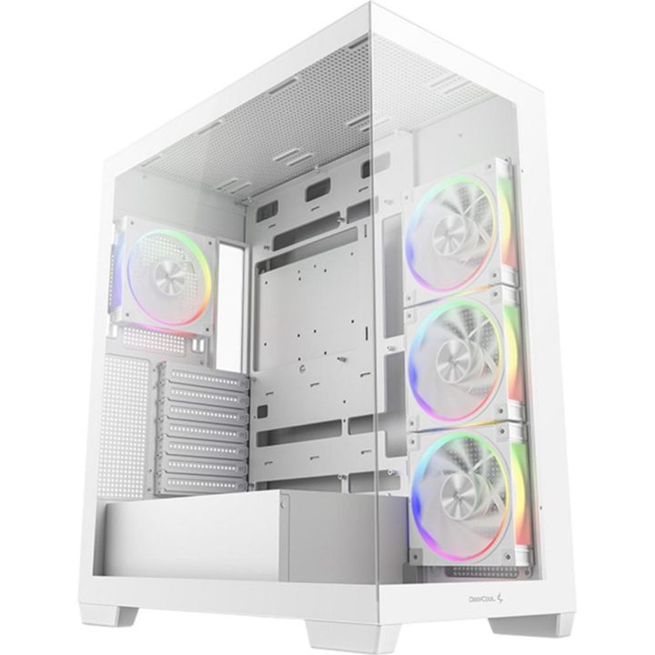 Deepcool CG580V2 ATX Gaming PC Case Tempered Glass White…
