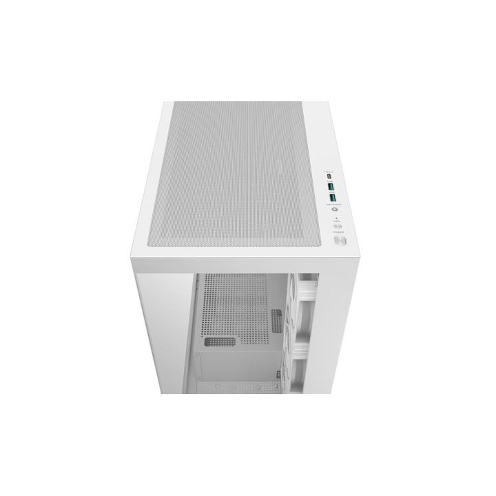 Gabinete de PC gaming ATX Deepcool CG580V2 vidro temperado branco…