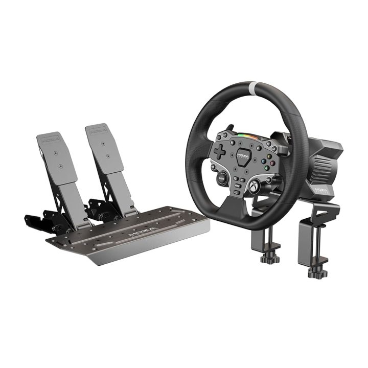 Moza Racing RS053 volante e pedais Preto USB Volante + Pedais PC…