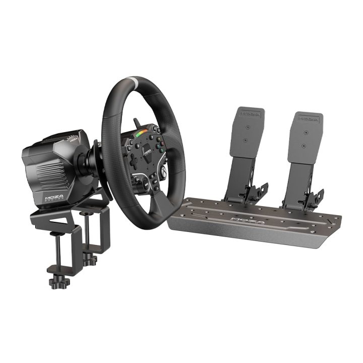 Moza Racing RS053 Steering Wheel and Pedals Black USB Steering Wheel…