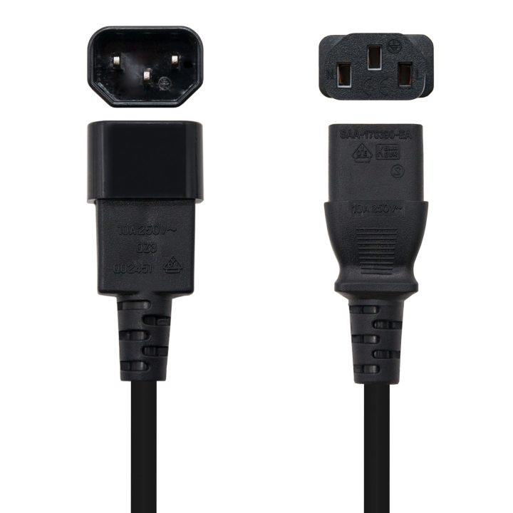 Nanocable CABLE DE ALIMENTAÇÃO CPU C13/H-C14/M 1,5 M