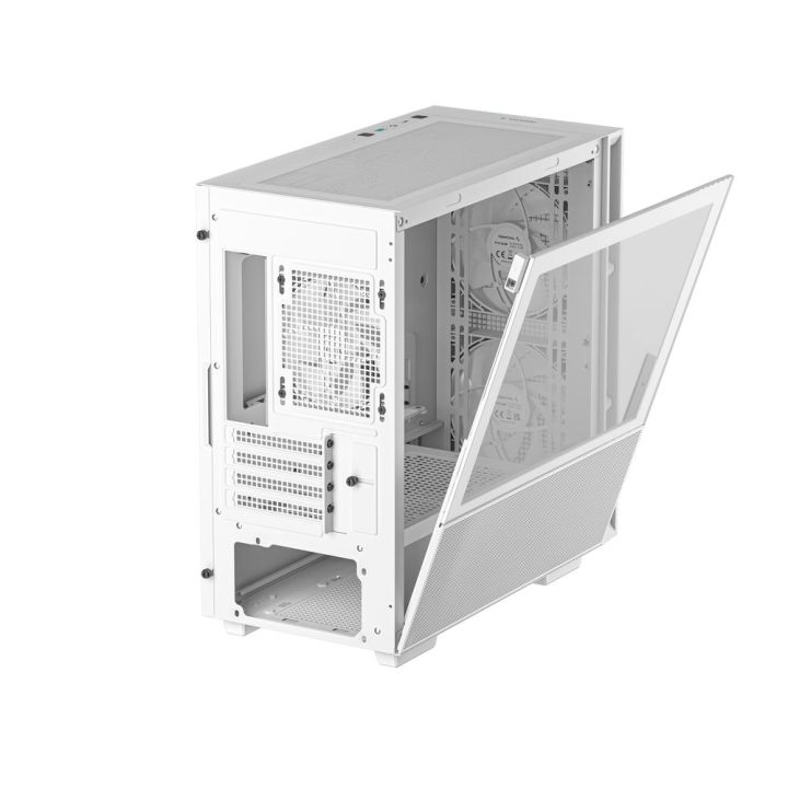 Gabinete de PC gaming Deepcool matx CH360 ARGB vidro temperado branco…