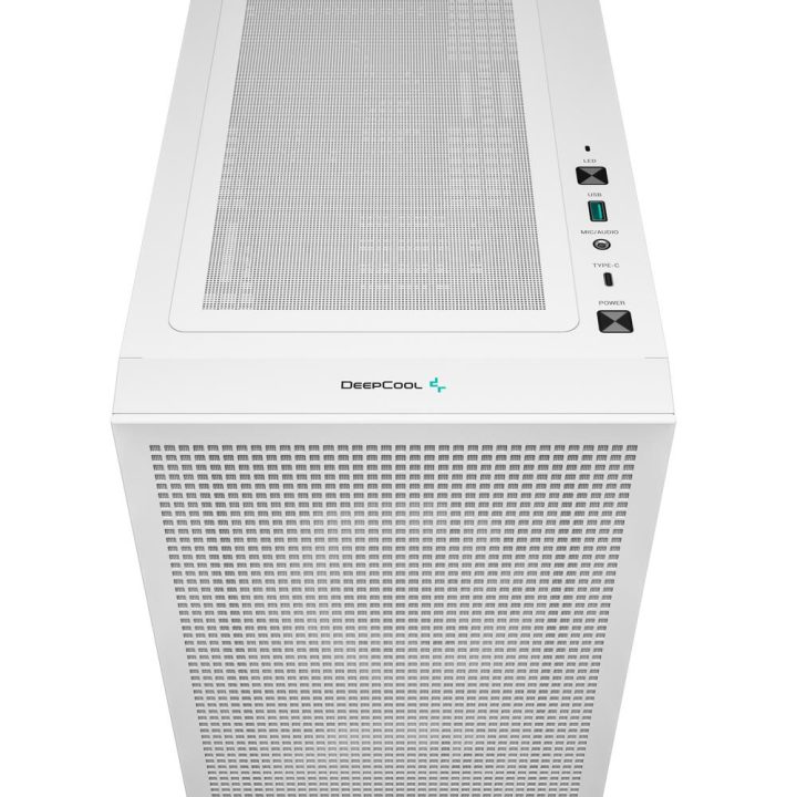 Deepcool CH360 ARGB White Tempered Glass Micro-ATX Gaming PC Case…