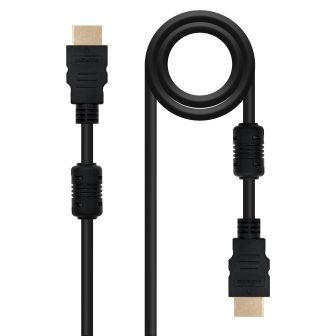 Cable HDMI alta velocidad Nanocable 10m-macho-macho-negro (10.15.1810)