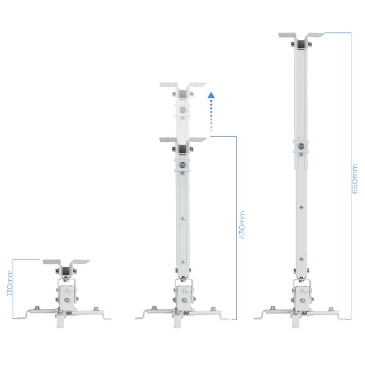 TooQ PJ2012T-W White Ceiling Projector Mount