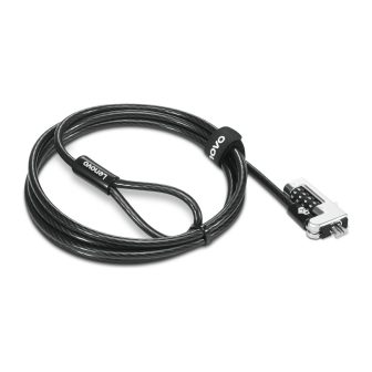 Lenovo 4XE1F30277 Anti-Theft Cable Black 1.8 m