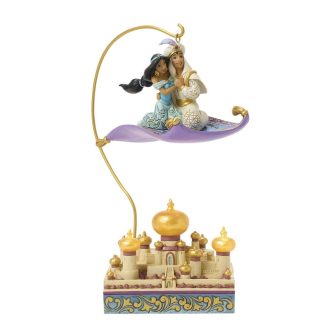 Figura Enesco Jasmine e Aladdin sobre Agrabah (6018727)