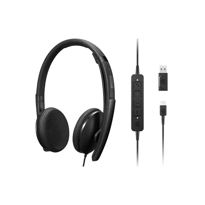 Lenovo 4XD1M39028 auricular y casco Auriculares Alámbrico Diadema USB…