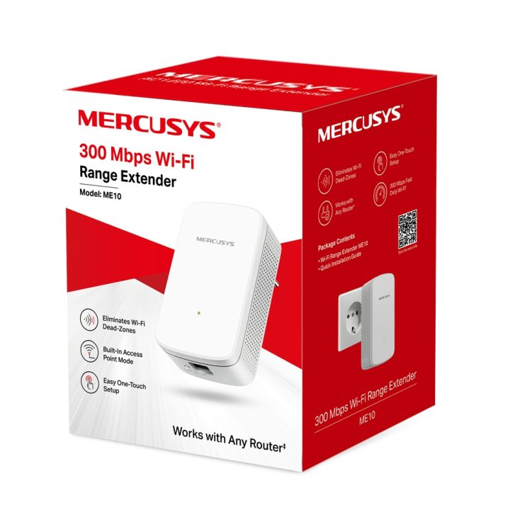 Repetidor Wi-Fi Mercusys ME10 300Mbps