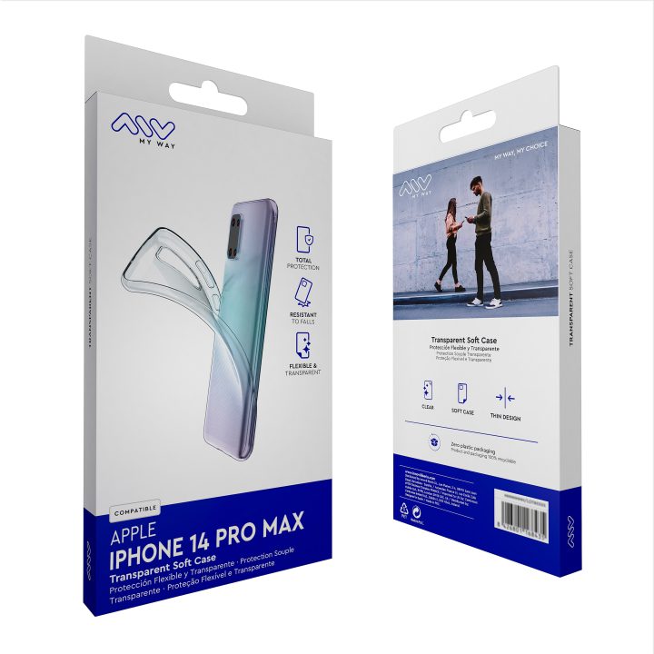 Capa Myway para Apple iPhone 14 Pro Max transparente (MWCRS0212)