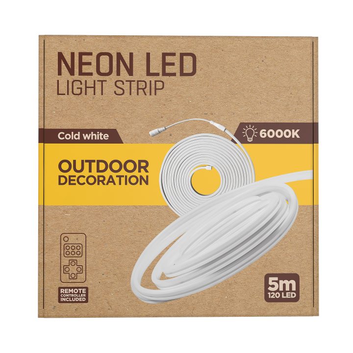 Tira LED Muvit io neon IP65 6000W 5m blanco frio (MIOLST010)