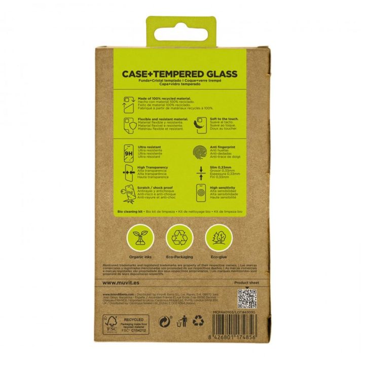 Capa Muvit recycletek para Apple iPhone 16 Pro Max transparente +…