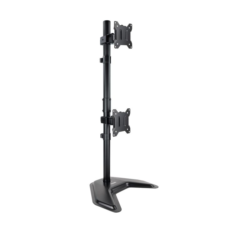 TooQ Suporte de secretária para 2 ecrãs 17"-32" verticais