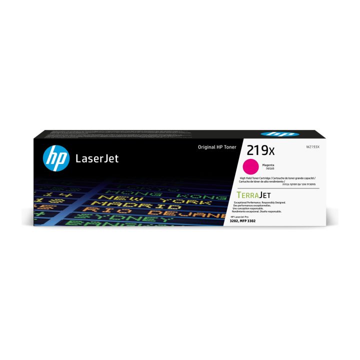 HP Cartucho de Tóner Original LaserJet 219X de alta capacidade magenta