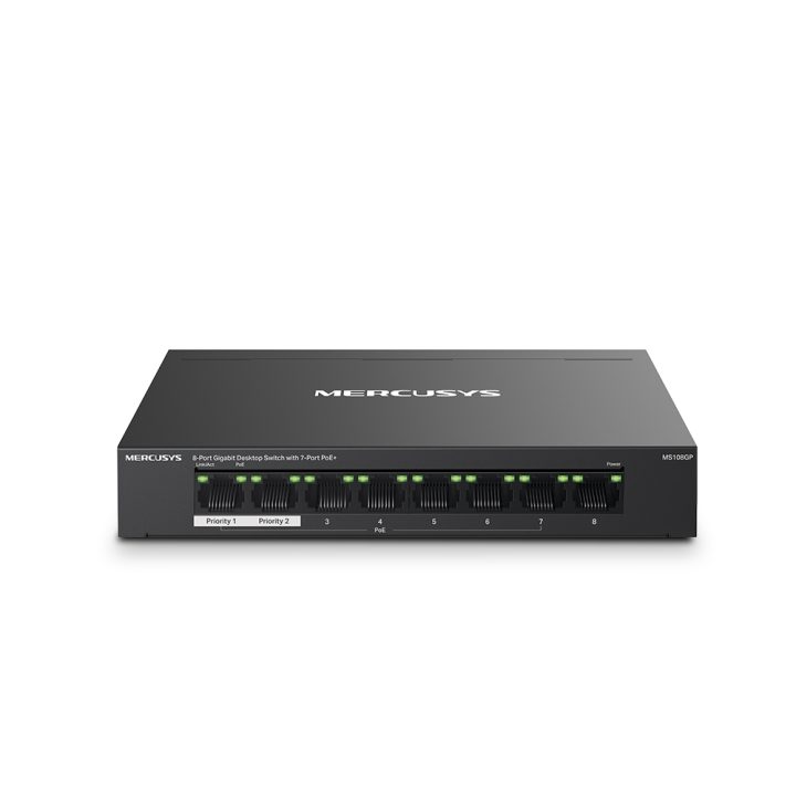 Mercusys MS108GP switch Gerido Gigabit Ethernet (10/100/1000)…