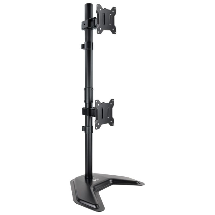 TooQ Soporte de mesa para 2 pantallas 17"-32" verticales