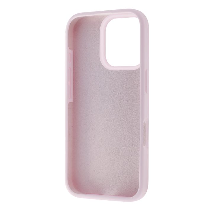 Capa Muvit recycletek liquid silicone para Apple iPhone 16 Pro rosa…